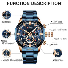 Load image into Gallery viewer, Luxury Sports Quartz Mens Watch
