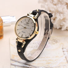 Load image into Gallery viewer, Leather Strap Quartz Watch
