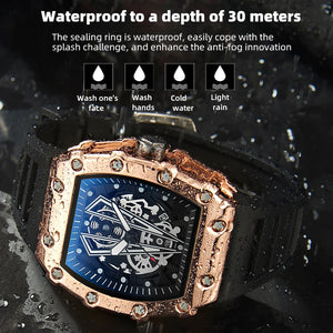 Silicone Strap Quartz Wristwatch