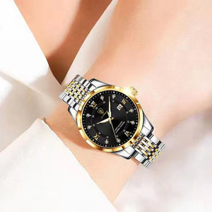 Waterproof Date Quartz Ladies Watch