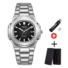 Load image into Gallery viewer, Stainless Steel Square Quartz Men Watch
