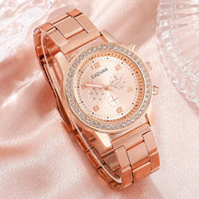 Load image into Gallery viewer, Rose Gold Luxury Quartz Watch
