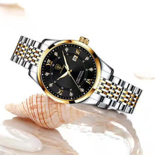 Load image into Gallery viewer, Waterproof Date Quartz Ladies Watch
