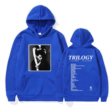 Load image into Gallery viewer, The Weeknd Trilogy Music Album Print Oversized Hoodie Men&#39;s Hip Hop Trend Pullover Sweatshirt Unisex Fleece Streetwear Hoodies
