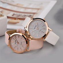 Load image into Gallery viewer, Fashion Women Leather Quartz watch
