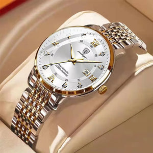 Waterproof Date Quartz Ladies Watch