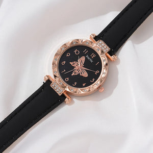 Female Clock Quartz Wristwatch