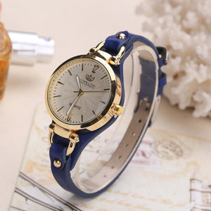 Leather Strap Quartz Watch