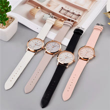 Load image into Gallery viewer, Fashion Women Leather Quartz watch
