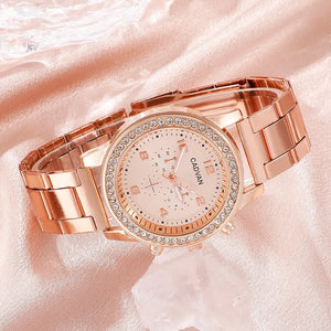 Rose Gold Luxury Quartz Watch