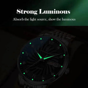 Waterproof Stainless Steel Watch