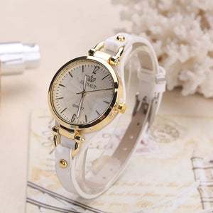 Leather Strap Quartz Watch