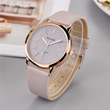 Load image into Gallery viewer, Fashion Women Leather Quartz watch
