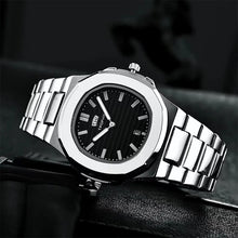 Load image into Gallery viewer, Stainless Steel Square Quartz Men Watch
