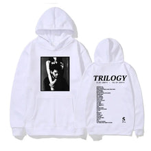 Load image into Gallery viewer, The Weeknd Trilogy Music Album Print Oversized Hoodie Men&#39;s Hip Hop Trend Pullover Sweatshirt Unisex Fleece Streetwear Hoodies
