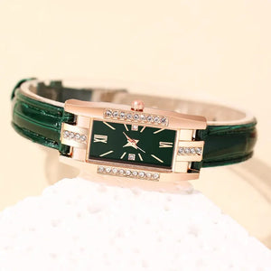 Fashion Diamond Square Watch