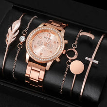 Load image into Gallery viewer, Rose Gold Luxury Quartz Watch
