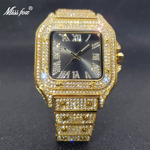 Iced Out Square Watch