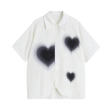 Load image into Gallery viewer, BradleyCLT Heart Printed Loose Shirts - Blurrywatch.com
