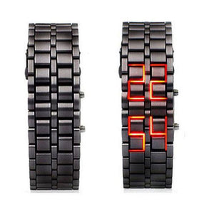 Digital Lava Wrist Watch - Blurrywatch.com