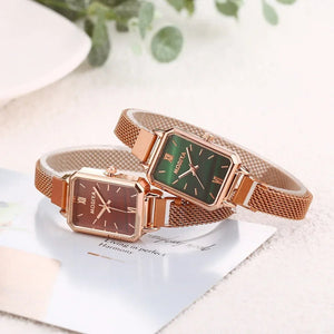 Fashion Square Ladies Quartz Watch - Blurrywatch.com