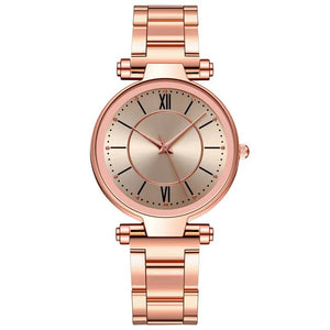 Female Classic Round Dial Quartz Watch - Blurrywatch.com