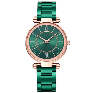 Female Classic Round Dial Quartz Watch - Blurrywatch.com