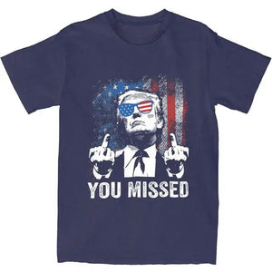 Funny Trump "You Missed" Top Tee - Blurrywatch.com