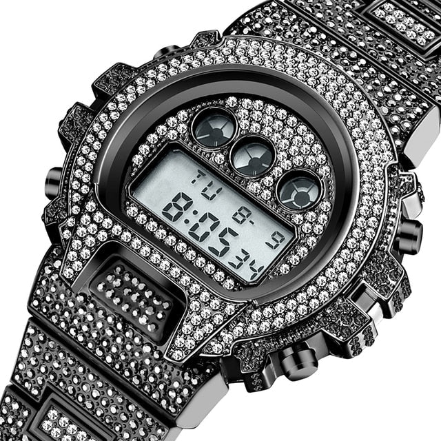 Iced Digital Watch - Blurrywatch.com