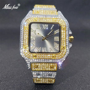 Iced Out Square Watch - Blurrywatch.com