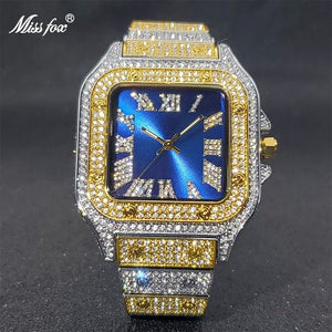 Iced Out Square Watch - Blurrywatch.com