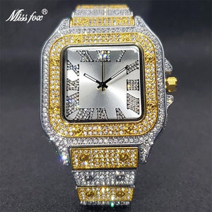 Iced Out Square Watch - Blurrywatch.com