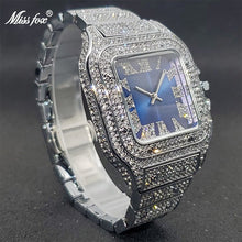 Load image into Gallery viewer, Iced Out Square Watch - Blurrywatch.com
