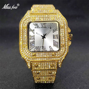 Iced Out Square Watch - Blurrywatch.com