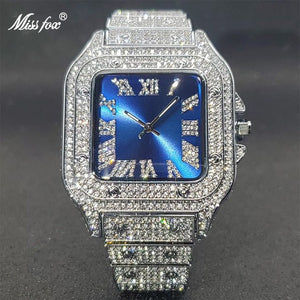 Iced Out Square Watch - Blurrywatch.com