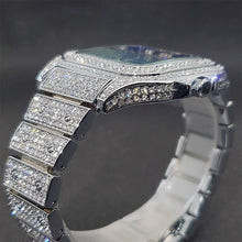 Load image into Gallery viewer, Iced Out Square Watch - Blurrywatch.com
