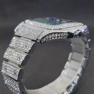 Iced Out Square Watch - Blurrywatch.com