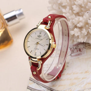 Leather Strap Quartz Watch - Blurrywatch.com