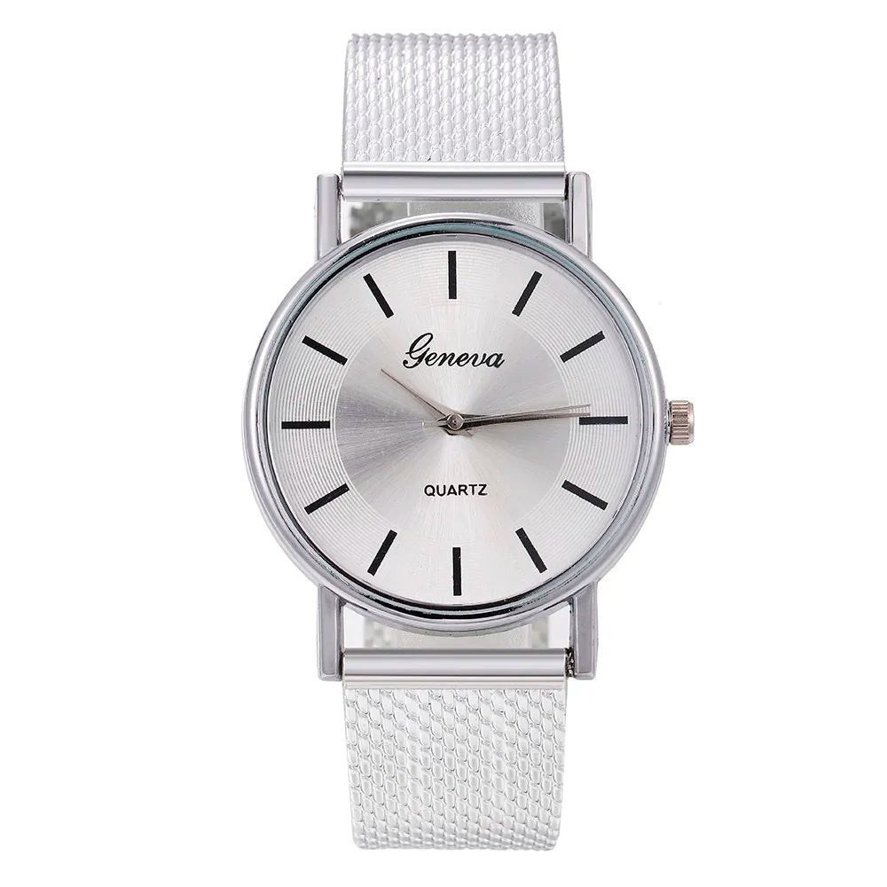 Luxury Stainless Steel Quartz Wristwatch - Blurrywatch.com