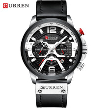 Load image into Gallery viewer, Military Leather Chronograph Wristwatch - Blurrywatch.com
