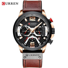 Load image into Gallery viewer, Military Leather Chronograph Wristwatch - Blurrywatch.com
