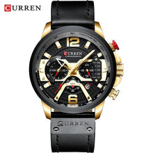 Load image into Gallery viewer, Military Leather Chronograph Wristwatch - Blurrywatch.com
