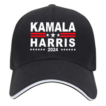 Load image into Gallery viewer, Kamala Harris Baseball Cap - Unisex, Breathable, Adjustable Fashion Hat for Hiking, Fishing, and Everyday Wear
