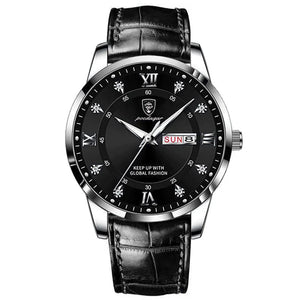 Premium Leather and Quartz Sports watch - Blurrywatch.com