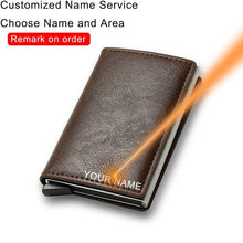 Load image into Gallery viewer, Rfid Card Holder Men Wallets - Blurrywatch.com
