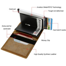 Load image into Gallery viewer, Rfid Card Holder Men Wallets - Blurrywatch.com
