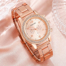 Load image into Gallery viewer, Rose Gold Luxury Quartz Watch - Blurrywatch.com
