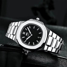 Load image into Gallery viewer, Stainless Steel Square Quartz Men Watch - Blurrywatch.com
