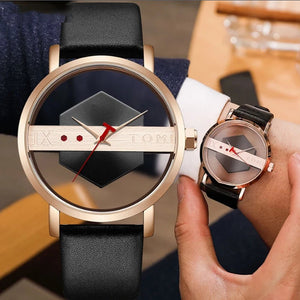 Unique Creative Half Transparent Unisex Watch - Blurrywatch.com