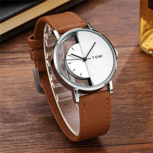 Unique Creative Half Transparent Unisex Watch - Blurrywatch.com